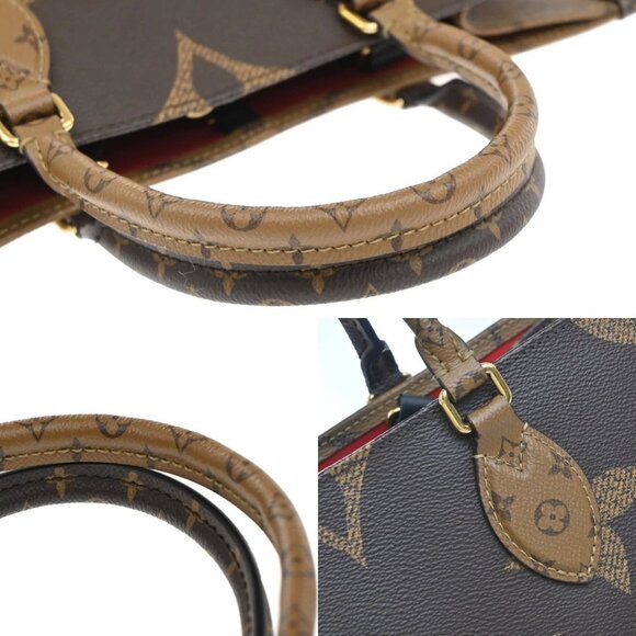 LOUIS VUITTON OnTheGo MM 2Way Hand Bag Monogram Reverse Brown M45321 382RP004 - Picture 8 of 15